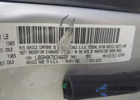 2009 Jeep Grand Cherokee Laredo из США, поврежденный, VIN 1J8GR48K79C546669